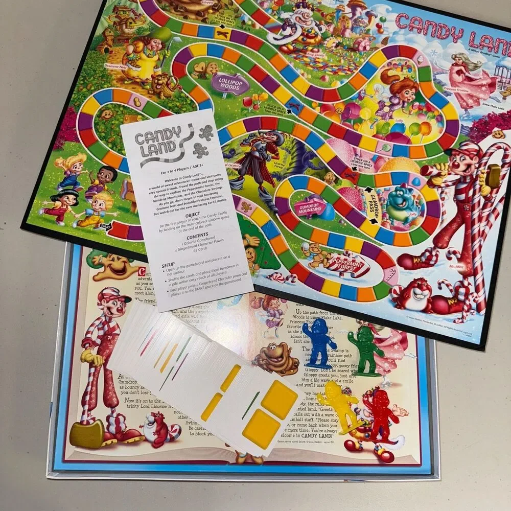 Candy Land Board Game Classic Adventure Preschool Family Fun Kids Toddler Play